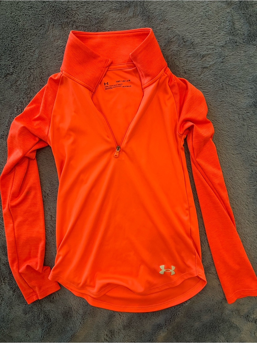 Under Armour Girls Quarter-Zip Performance Top